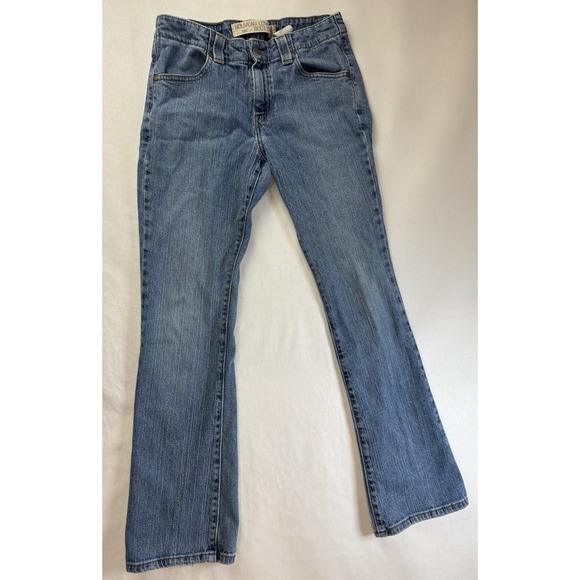 Vintage Y2K Levis 525 Nouveau Low Bootcut Grunge Jean Light Wash Western Women 6 - Picture 1 of 11